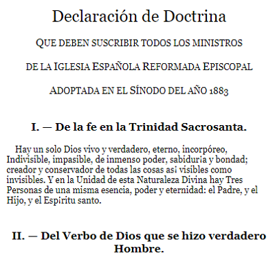 Declaración de Doctrina